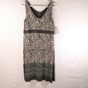 NWT Athleta Santorini Dress Olive Size XL